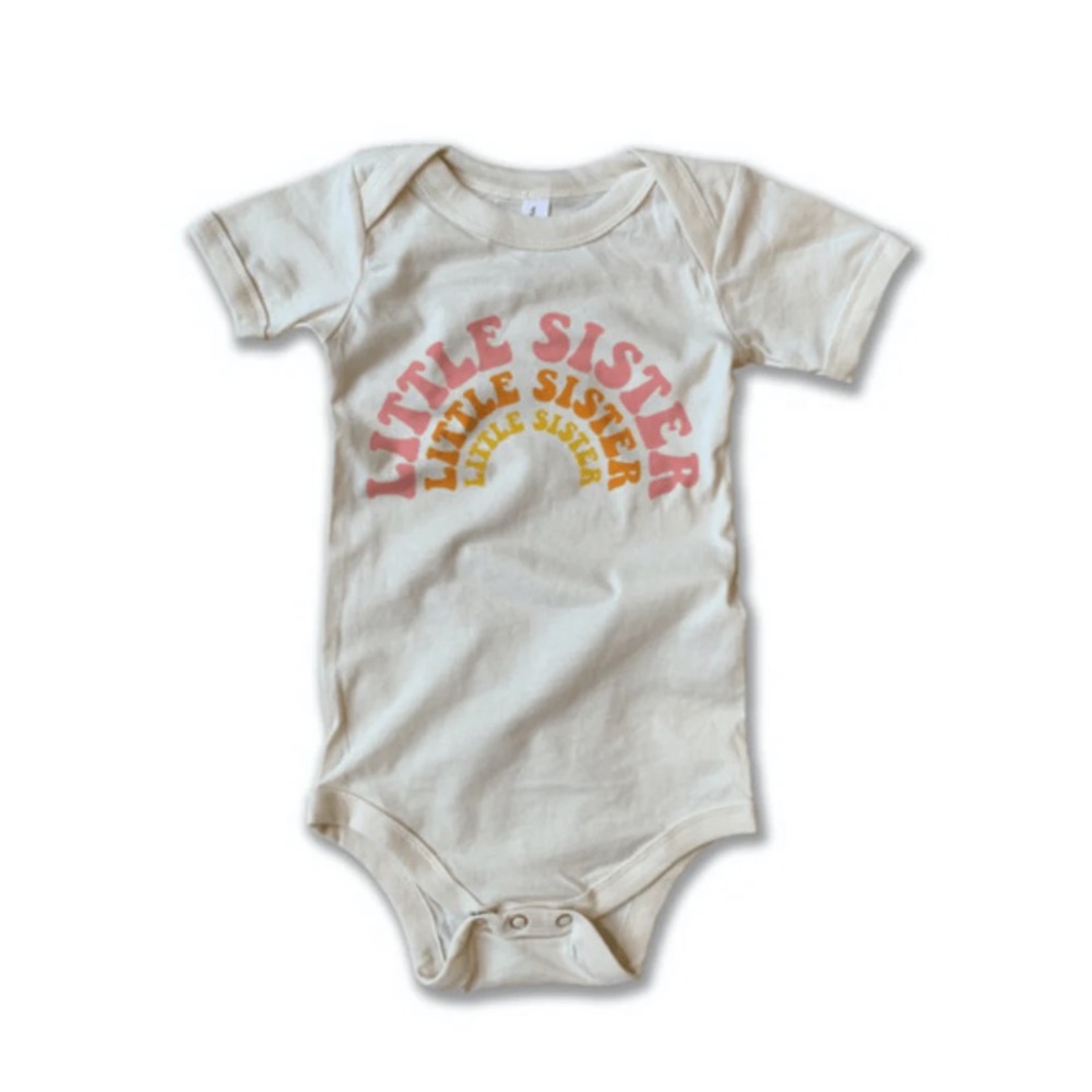 Honey bug little sister onesie 3-6 months new